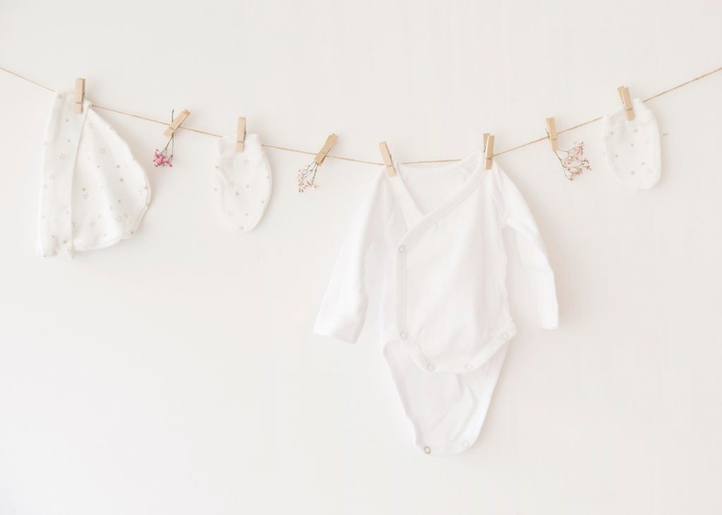 Pranje oblačil za dojenčka
